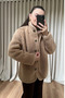 Camel Teddy Ceket - 4