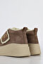 Mdl 614 Stone Buckle Detailed Fur Half Boots - 4