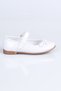 K.1181 Velcro Ballerina Shoes - White - 28