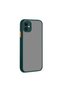 حافظة SENK Hux متوافقة مع هاتف iPhone 12 Mini - أخضر داكن