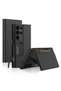 Galaxy S24 Ultra Senk Stand Case with Card Holder - Black