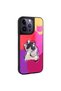 iPhone 14 Pro Max Case Shining Embossed Iconic Figure Senk Amas Silicone Cover - White - 8