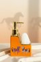 Premium Porselen Horse 500ml Liquid Soap Dispenser with Sponge Holder Compartment 47104