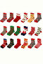 Unisex Christmas Socks |   Santa Claus, Deer or Snowman Patterned Mid-Calf Socks (1 Pair) – Random Mo - 5