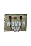 Luxury Beige Thermal Compartment Large Volume Mother Baby Care Shoulder and Hand Bag with Leather Handles - 3