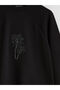 Black Stone Oversize Women's Sweatshirt Tunic - 6