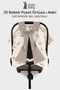 Stroller Cover Set of 2 |   Baby Stroller Cover + Orthopedic Lumbar Support Cushion - 2