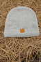 Children's Plush Beanie with Smiling Face Sticker Newborn Baby Welsoft Windproof Hat Winter Plush Beanie - 2