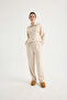 Half Zipper Collar Modal Double Set - 4