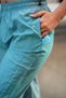 Women's Elastic Waist Parachute Pants - 4