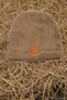 Children's Plush Beanie with Smiling Face Sticker Newborn Baby Welsoft Windproof Hat Winter Plush Beanie - 3