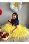 Girl's Cotton Princess Costume Dress + Buckle - 9