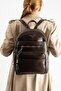 Vegan Leather Women's Backpack 35*25 cm Rain Repellent Fabric Mega Bag Suitable for Daily Use - 2