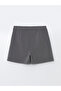 Two Mt Shop Quality Lcw Vision Gray Plain Women's Shorts Skirt - 6
