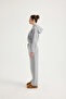 Zip Hoodie with Stopper Detail 3 Thread Ş Fleece-Lined Tracksuit Set - 2