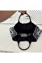 Hand Knitted Cotton Weekend Bag – Lined, with Pockets, Large Size and Stylish Design - 8
