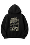 Oversized Smoke Gray Unisex Artic Monkeys Printed Sweatshirt