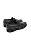036662 Men's Classic Shoes with Fur Buckle - Black - 3