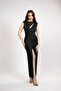 Rochie Scarlet M Neagră - 3
