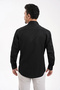 Men's Black Armur Textured Slim Fit Shirt – Premium Fabric, Modern Elegance - 3