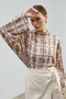Coffee Ivory Blouse - 3