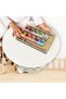 Magnetic Educational Color Counting and Matching Maze Training Toy - Wooden Montessori Game Bucket - 4