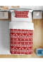 New Year Christmas Themed 3D Digital Printed Single Duvet Cover Set Sleeping Set