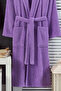 Unisex Cotton Bathrobe & Towel Set – Soft, Absorbent - 3