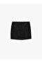 Glitter A-Line Mini Tweed Skirt - 4