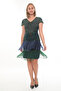 Leona Peacock Flapper Dress