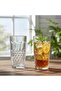 Ligne Hi-Ball Drinking Glasses Set 255ML, 6 Pieces – Clear, Lead-Free, Stackable - 2