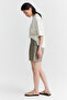 Women's Pleated Detailed Shorts - 6