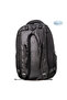 Black Pu Leather Backpack - 3