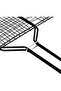 YU WELL Portable Rectangular Stainless Steel BBQ Grill Net with Wooden Handle - 2