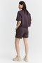 Women's Elastic Waist Printed Shorts - 6
