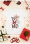 New Year Printed Unisex Children's T-Shirt, Christmas Themed, 100% Cotton
