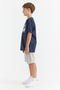 Boy's Text Printed Shorts - 5