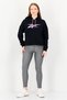 Women Sportswear Fit Long Sleeve Outdoor Hoodie, Black - 4