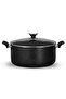 Casserole Black Granite 28cm 8L