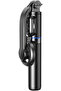X51 Wireless Selfie Stick, Rechargeable, Bluetooth 3.0, Foldable, Black - 2