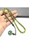 Beyzi Cut Kazaz Tassel Combination Green Fire Amber Prayer Beads - 2