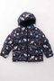 Boy's Rocket Patterned Navy Blue Coat Dprbc017 - 2
