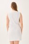 Women's Pencil Dress with Collar Detail - 4