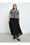 Plus Size Pleated A-Line Maxi Dresses - 2