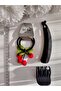 3-Piece Black Hair Clip Set – Cherry Rubber, Banana Clip, and Claw Clip - 2