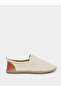 Off White Canvas Slip-On Espadrille
