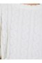 Cable Knit Pocket Detail Fleece Nightdress - 3