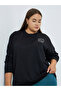 Plus Size Longline Printed Sweatshirt