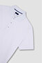 Cotton Polo Shirt with Buttons - 4