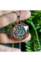 Deer Symbol - Star Stone Steel Chain Orgonite Necklace - with Hologram - (Handmade Design Products) - 3